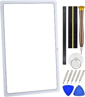 Front Screen Replacement with Pre Cut OCA Adhesive for Samsung Galaxy Tab A7 10.4 2020 SM-T500(Wi-Fi) SM-T505 (LTE) White