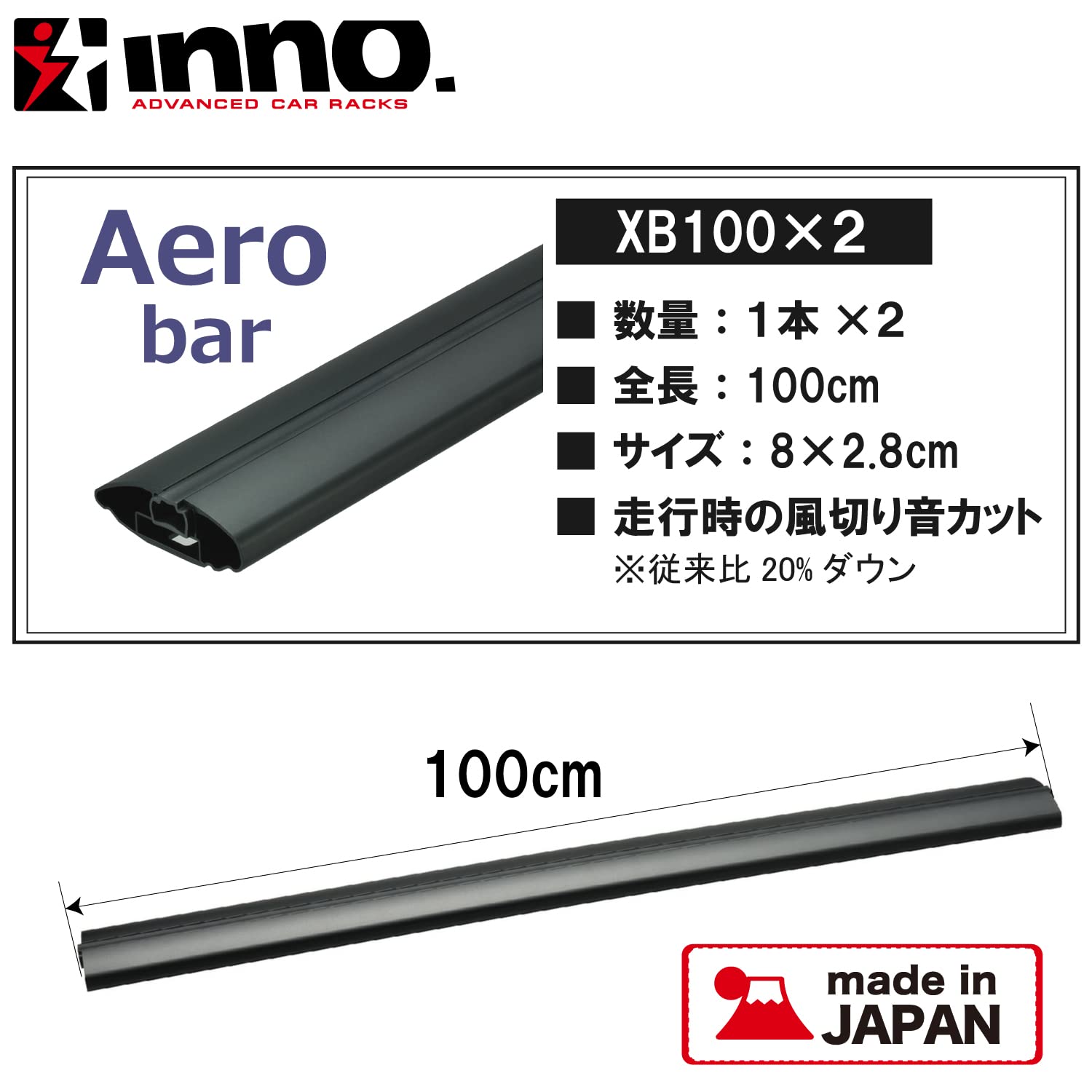 Amazon | カーメイト inno(イノー) 車種別 【エアロタイプ 