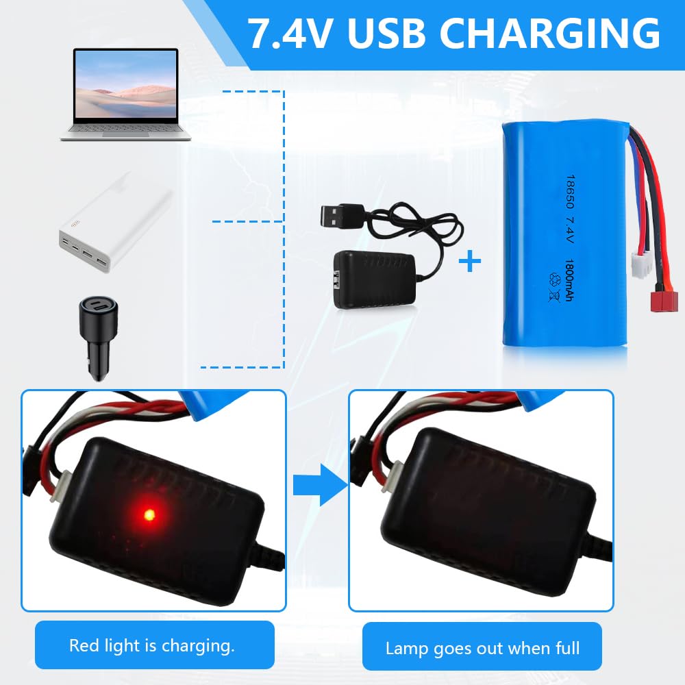 Ensemble de batteries LI-ION rechargeables Deeper Quest