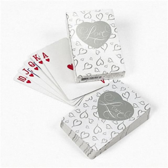 6 Sets of "Love Wedding Playing Cards