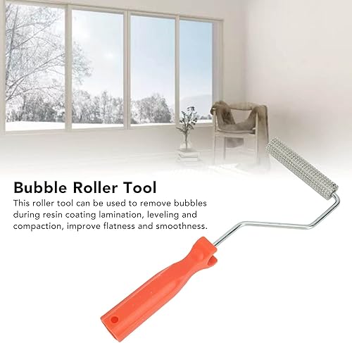 Miniatura 4 de Herramienta de rodillo de burbujas para bañera, pintura de fibra de vidrio, rodillo de fibra de vidrio para bañera, ducha, reparación de barcos,