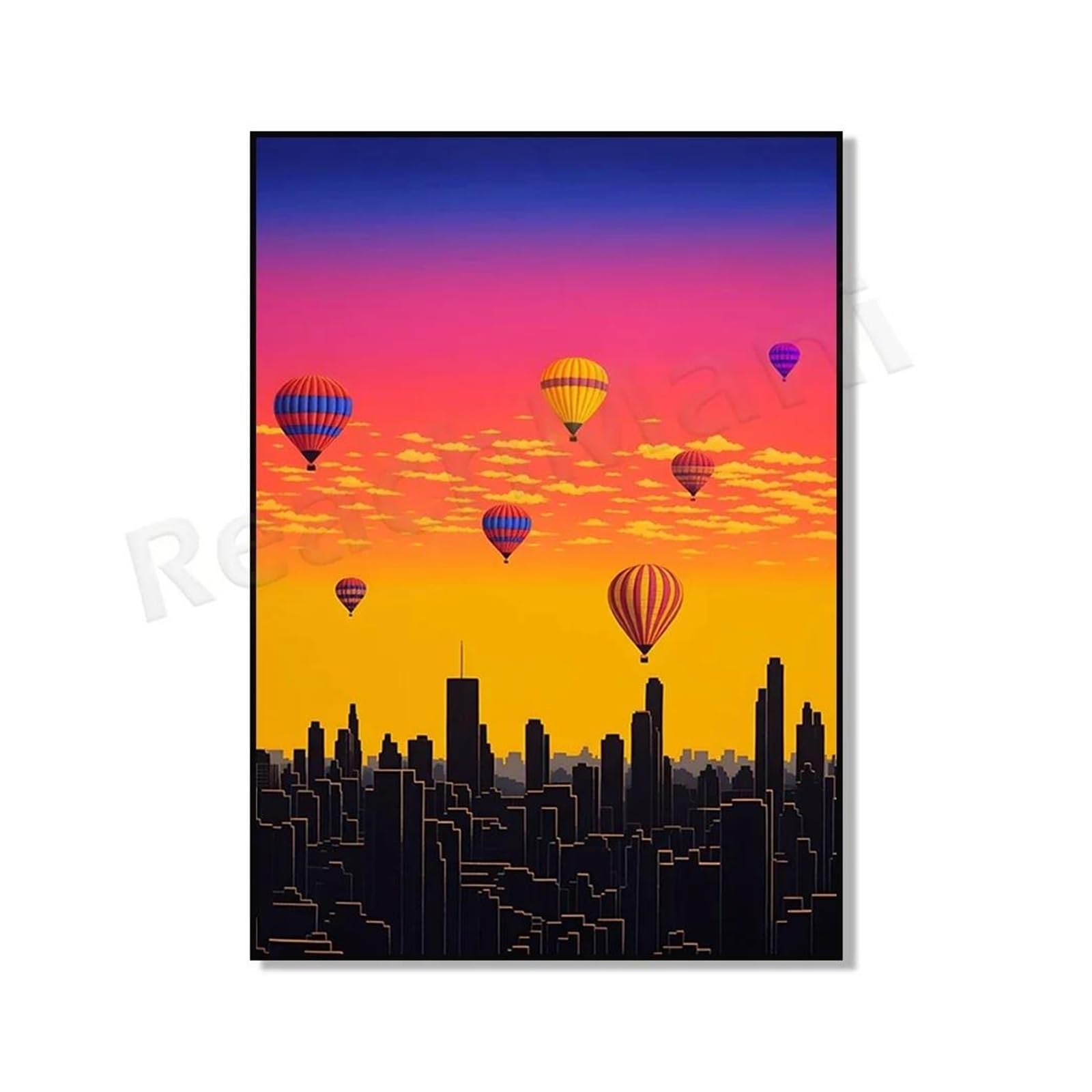 Affiche de salon japonaise pop steamwave et décoration murale surréaliste HD