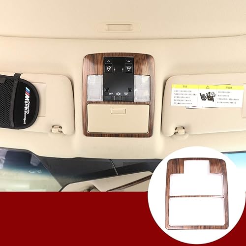 YIWANG Marco de lámpara de lectura para techo de automóvil ABS cromado para Toyota Land Cruiser Prado FJ150 150 2010-2019 Accesorios interiores
