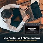 GIGASTONE SATA SSD 256GB 2.5 inch SSD 510MB/s Upgrade Laptop PC Memory and Storage PS4 HDD Replacement 2.5" Internal Solid State Hard Drives SATA III SLC Cache 3D NAND Game Pro Performance