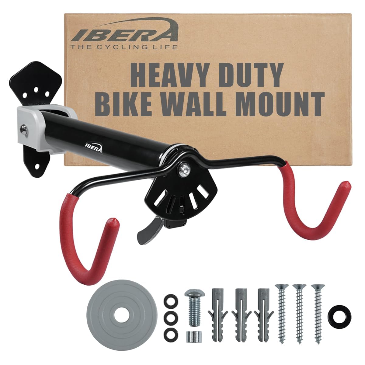 How to Create Budget-Friendly Garage Storage Solutions for First-Time Homeowners 87 Ibera Foldable Bike Wall Mount