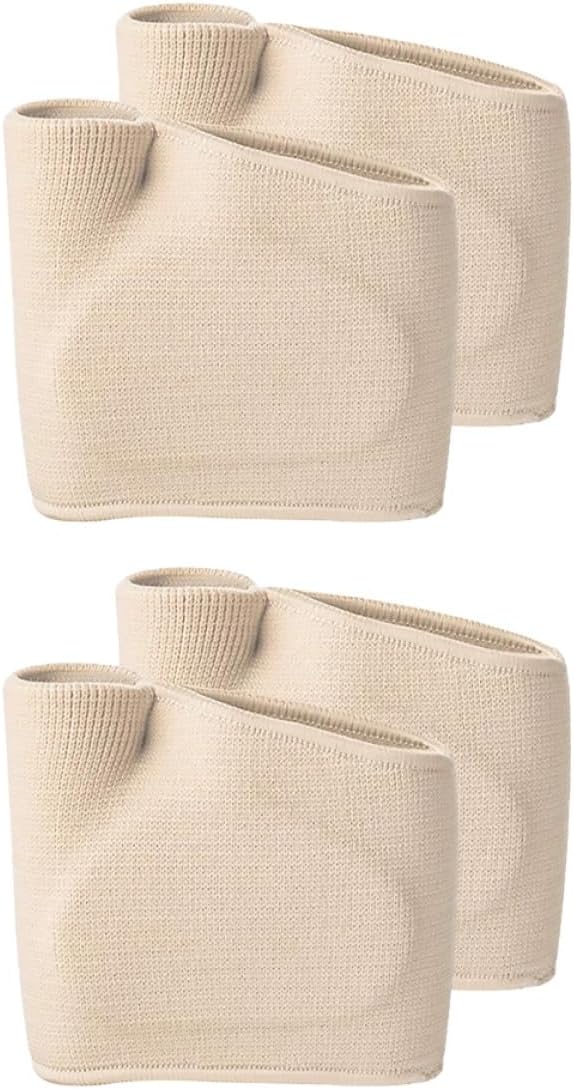 2 Pairs Skin Color Large Metatarsal Pads Women’s Forefoot Cushions Relief Soft Wear-Resistant Ball of Foot Inserts for High Heels and Daily Shoe Comfort
