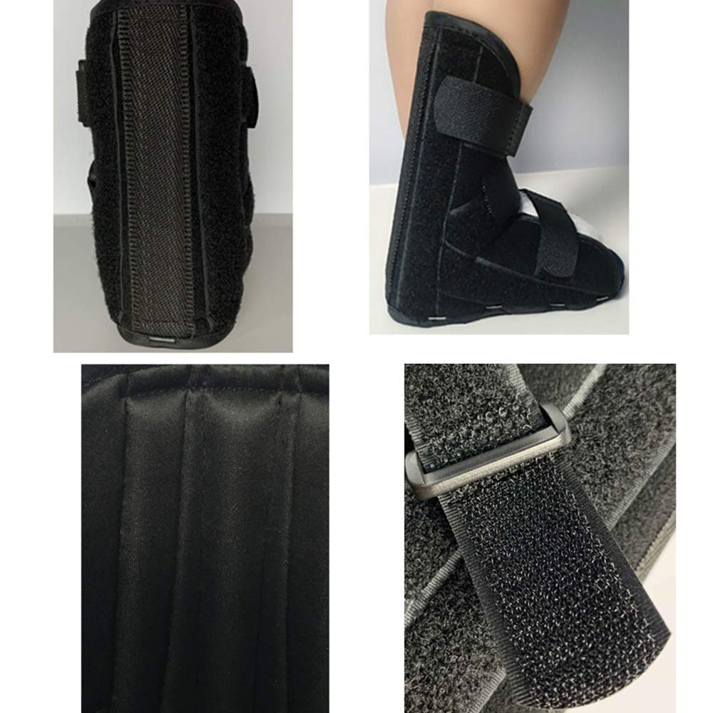 Ortesis de caída Zapato médico para caminar para niños Bota corta con punta rota Tobillera Soporte Férula Órtesis de pie Fracturas de ortesis Tobilleras para primeros auxilios Plantar con correa
