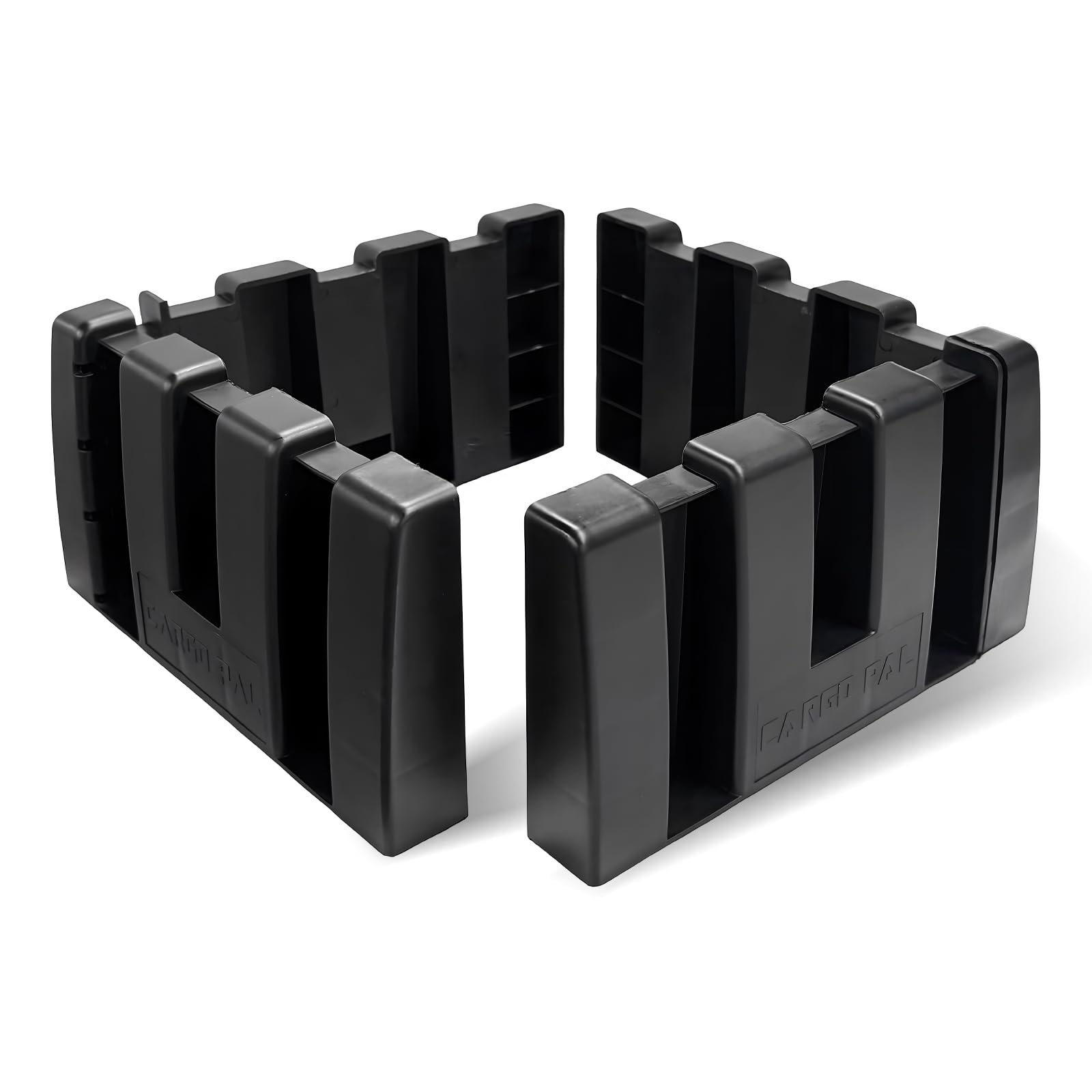 Lot de 4 blocs de rangement polyvalents pour coffre de véhicule, cales de retenue anti-choc