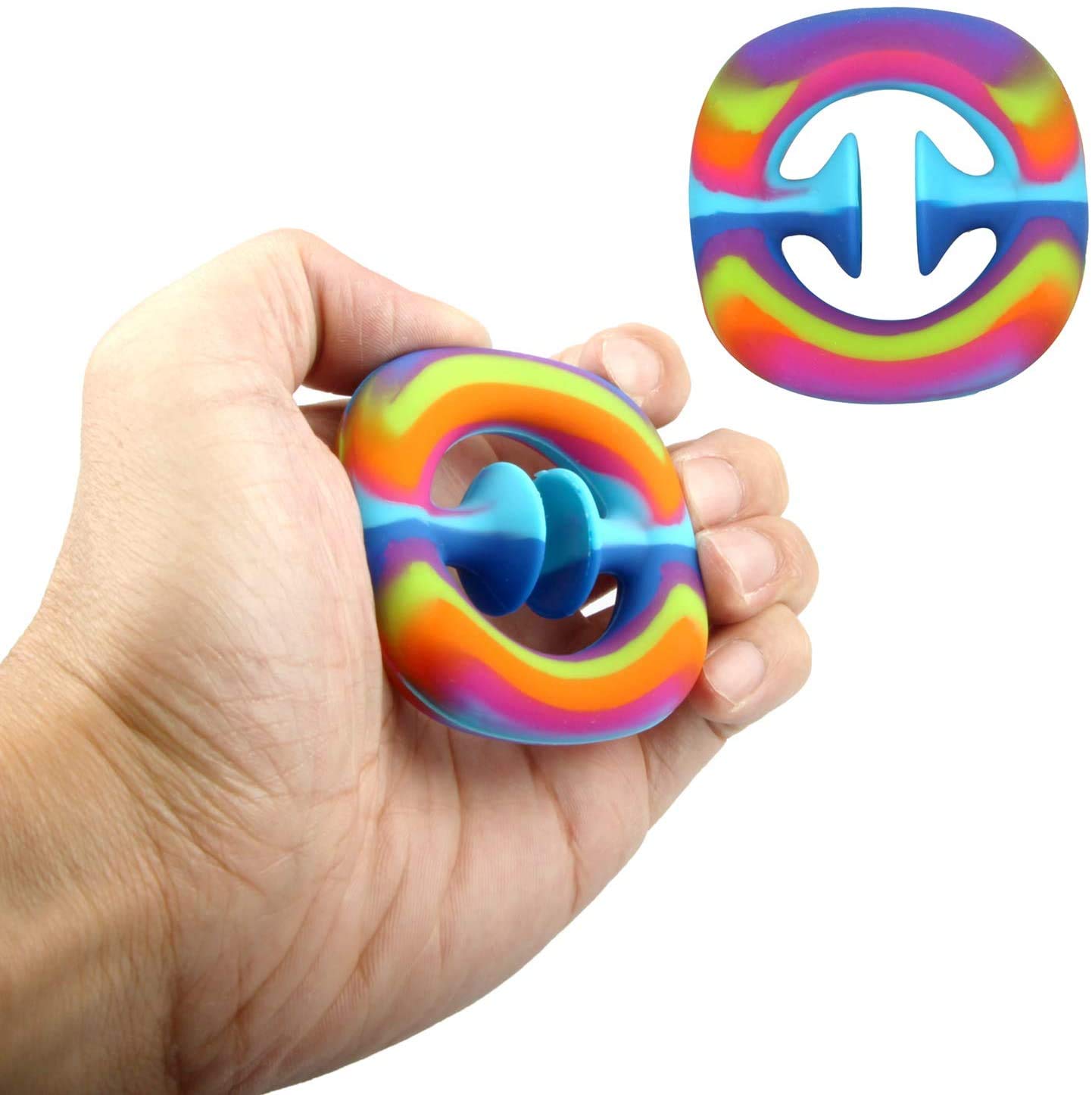 Livyu Life Hand Strenghtner Snapper, Stress Buster (Rainbow) (B093TM57SD) Amazon Price History, Amazon Price Tracker