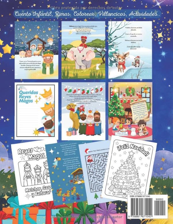 Miniatura 2 de Los Reyes Magos Su Historia Mágica! Cuento Infantil Noche de Reyes. Melchor, Gaspar, Baltasar y la Navidad. (Spanish Edition)