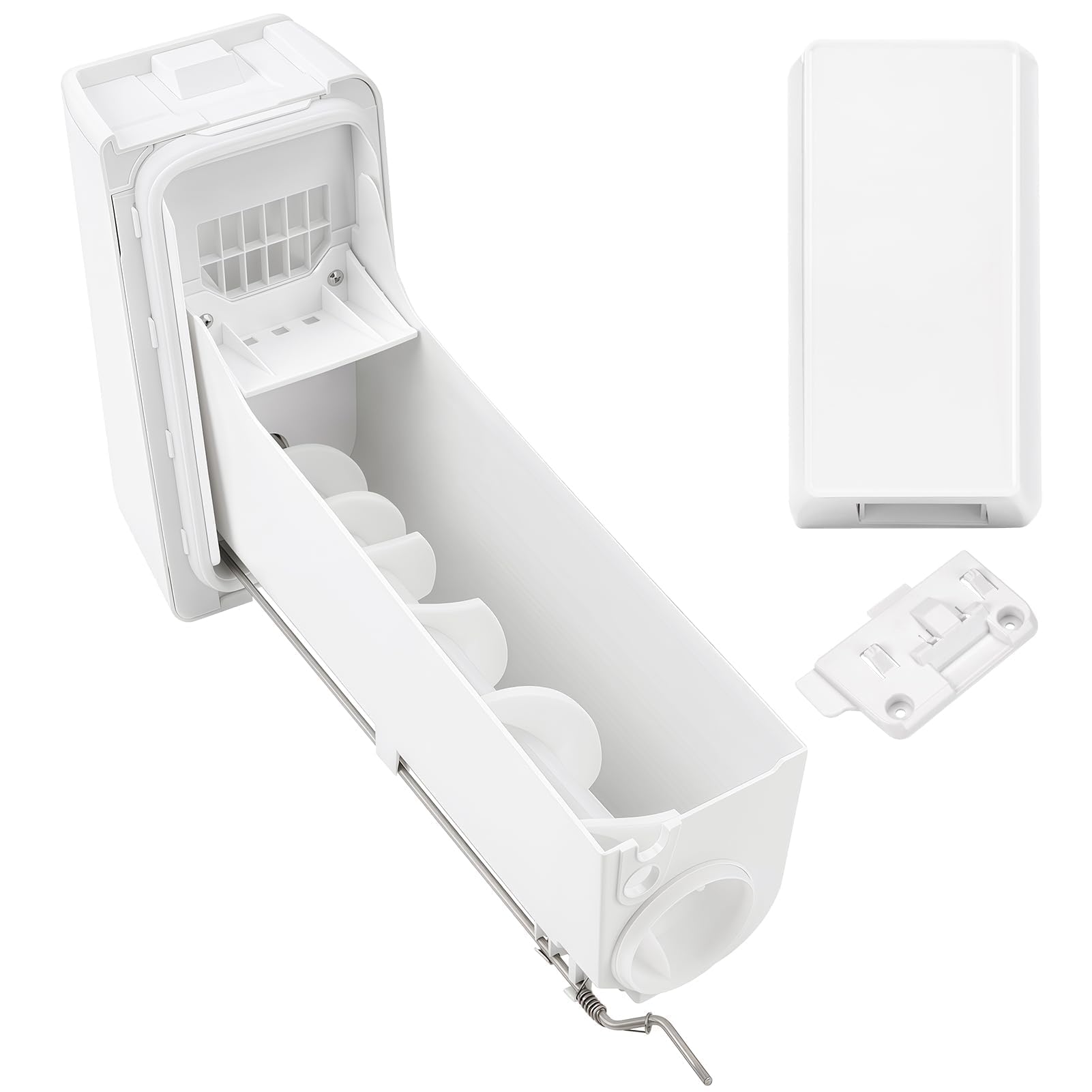 Photo 1 of DA97-20156B Refrigerator Ice Bucket Replacement for Samsung Refrigerator Ice Maker Replacement Ice Tray Ice Container Assembly RF28R7201SR, RF28R7201SR/AA, RF28HMEDBSR Ice Bin