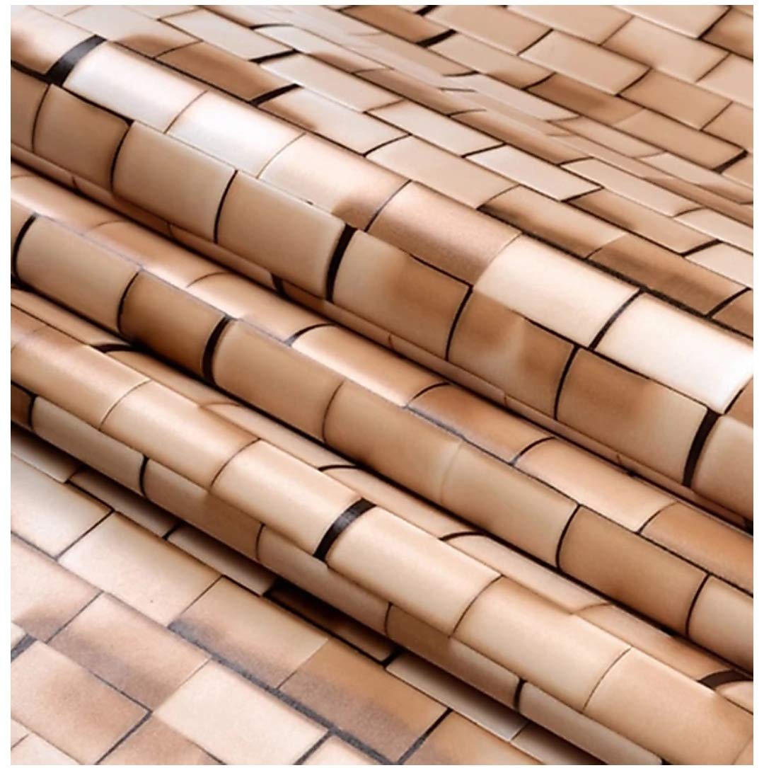 WolTop Happy Winter Trees and Frames Stick Wallpaper, Wall Poster, Wall Sticker, PVC Self