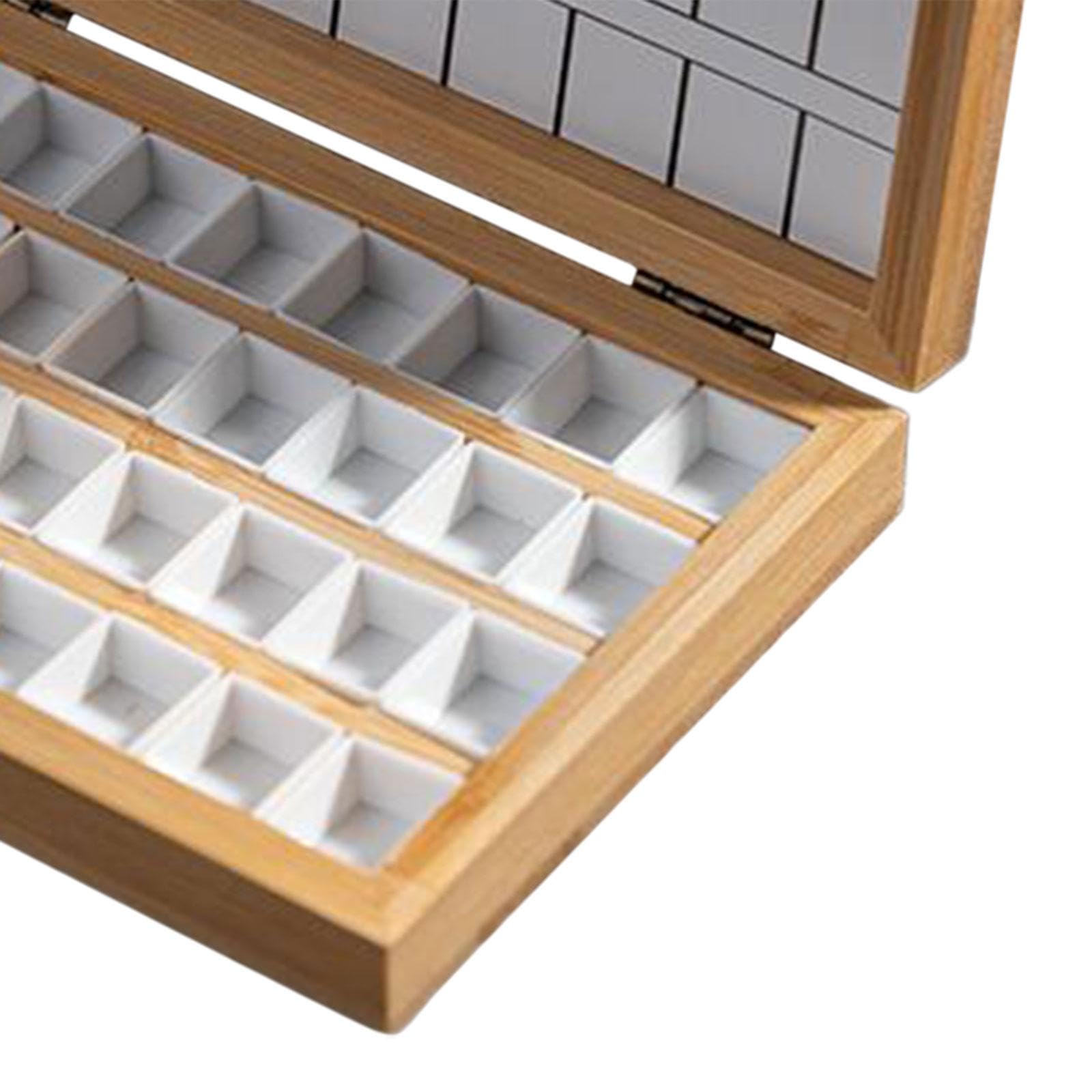 Boîte De Rangement Diviser La Palette D'aquarelle à 7 Grilles Pour Les