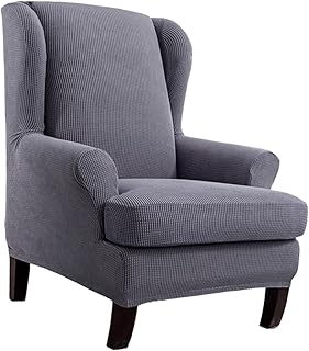 CAXUSD 2 Peças Capa De Banquinho De Tigre Capa De Cadeira Reclinável Cinza Capa De Sofá Cinza Capa Protetora De Sofá Capa De Sofá Para Sofá Reclinável Capa De Sofá Reclinável - Capa De