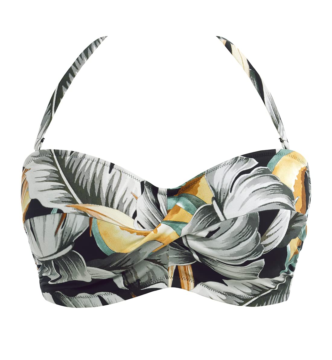 Fantasie Bamboo Grove Underwire Twist Bandeau Bikini Top Parte Superiore del Bikini Donna (Pacco da 1)