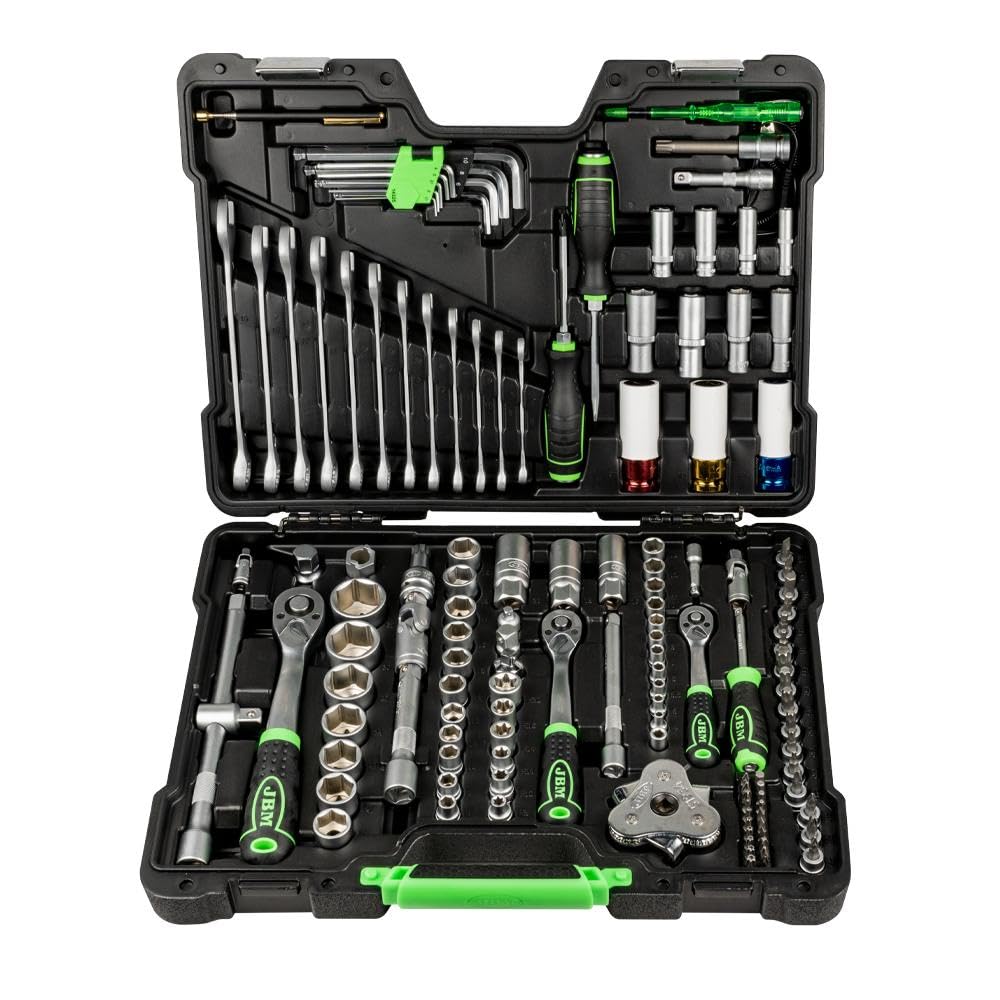 132 PIECE TOOL CASE WITH HEX CUPS