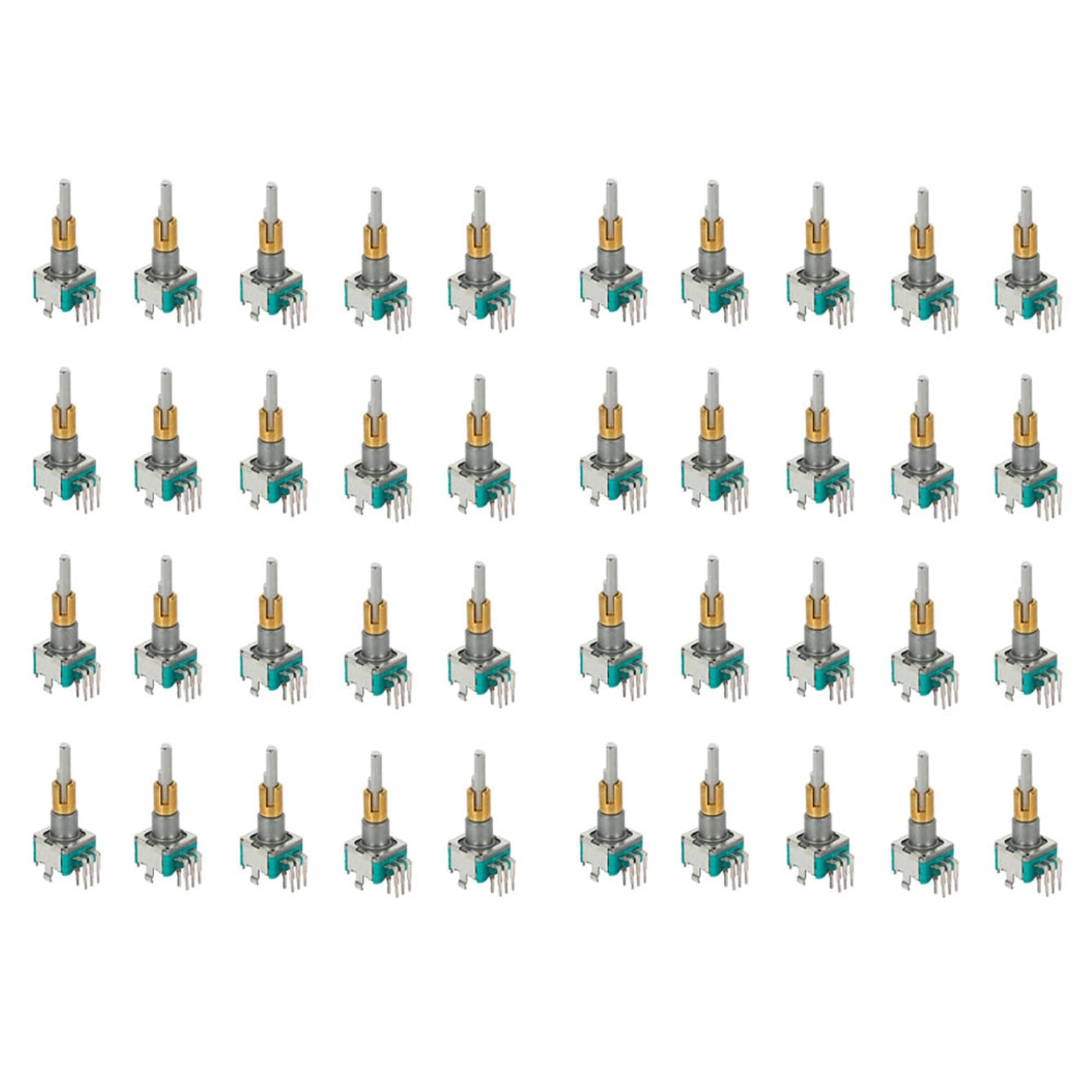 Encodeur double EC11EBB24C03 avec interrupteur rotatif pour projets audio et robotique - Lot de 40