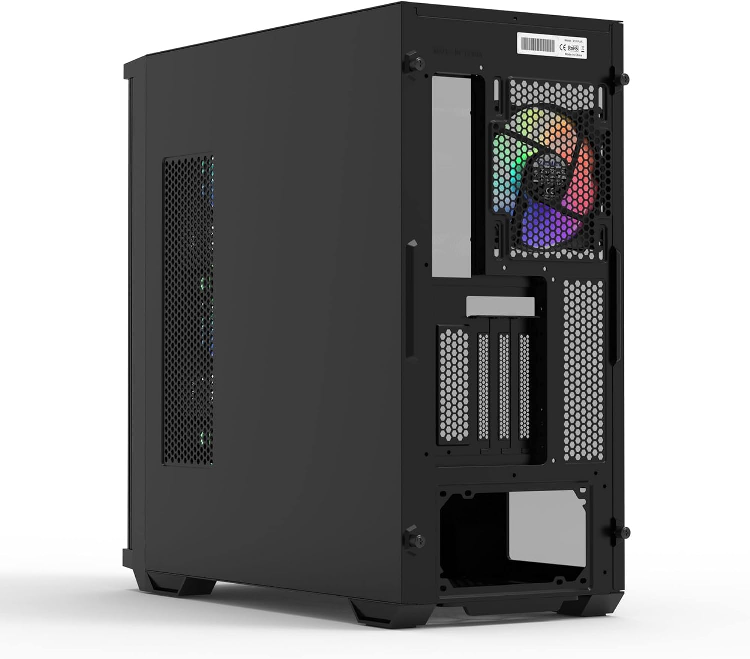 ZALMAN CS8512 Zalman Z10 Duo Middle Tower ATX PC Case with GPU Vertical Unit and RGB Fan