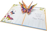 Vista 1 de Designer Pop!, Birthday Pop Up Greeting Card - 3D Butterfly Design (1 Card with Envelope)