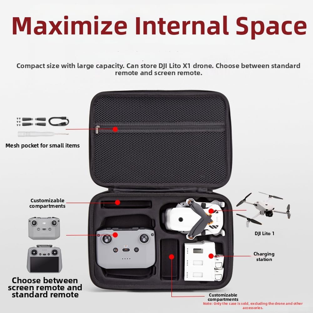 Custodia da Viaggio 35x24x6cm per DJI Lito X11
