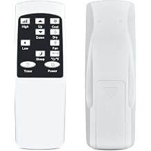 Portable Air Conditioner Remote Control for 10,000 BTU & 8,000 BTU Series, Replacement Remote Compatible with Costway, EUHOMY, Royal Sovereign, DORTALA, Air Choice, DR.Prepare, Antarctic Star