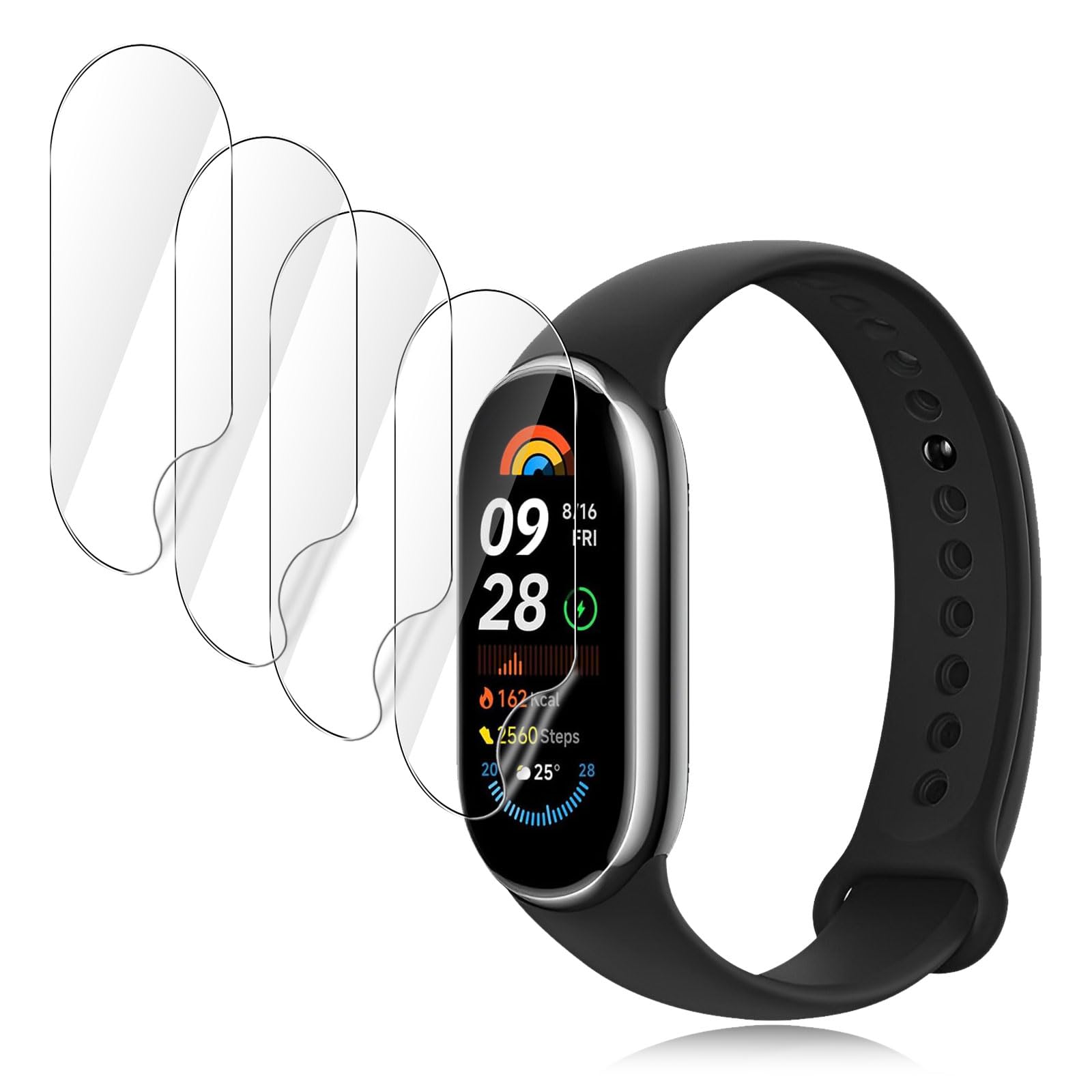 Amazon.co.jp: 【4枚】For Xiaomi Smart Band 9/Band 8/Band 7 