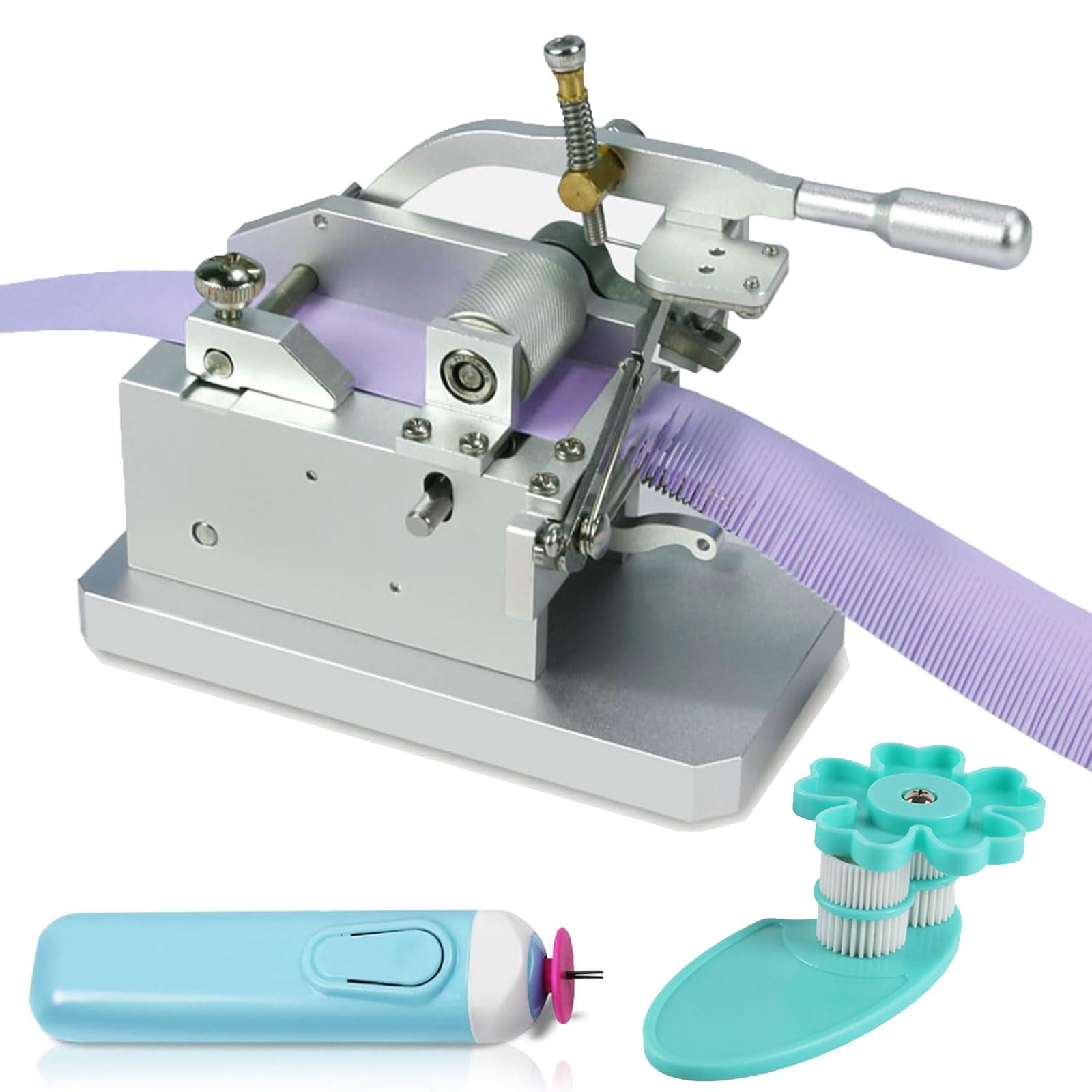 Machine découpe franges quilling 0.3-4mm avec enrouleur