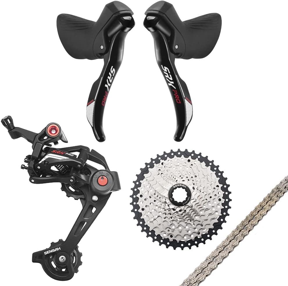 SENSAH SRX Pro Cyclocross Road Bike Shifters Double 1×11 Speed Gravel Road Bike Lever Brake Bicycle Derailleur