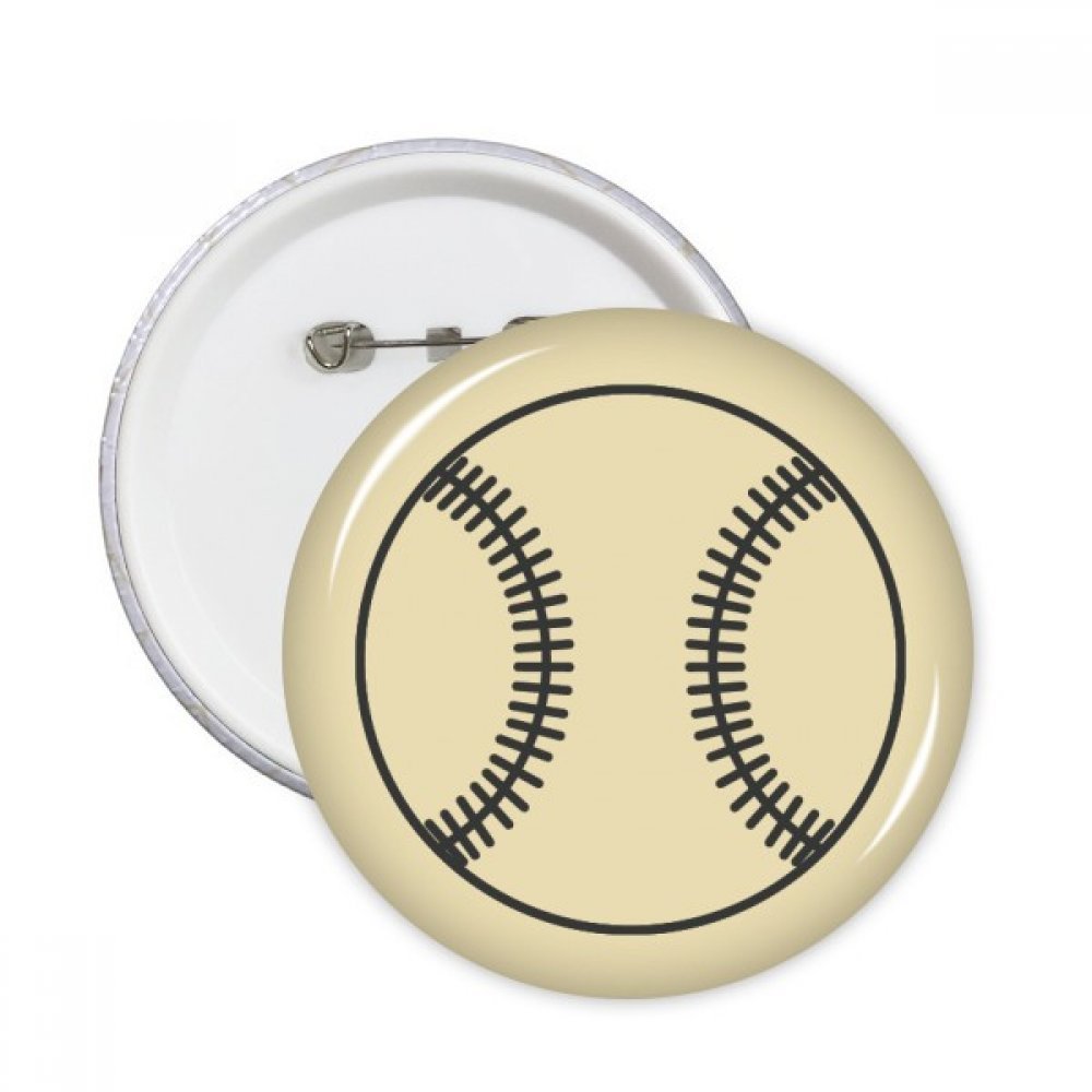 Pins de baseball rond grand format pour customiser des vêtements - 3