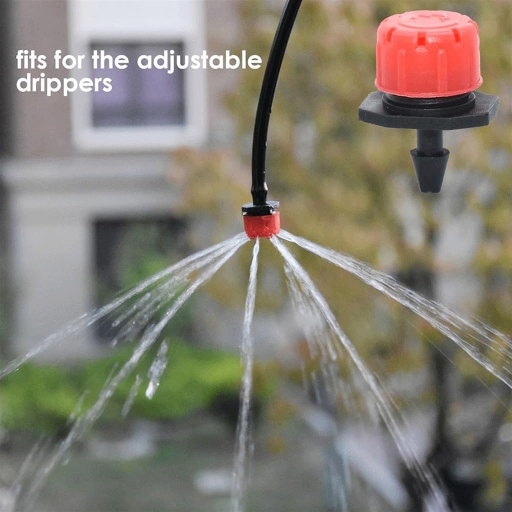 Tropfbewässerungsband, PVC-Gartenbewässerungsschlauch-Tropfbewässerungssystem 1/4 Zoll 10-30 m(25m(82ft))