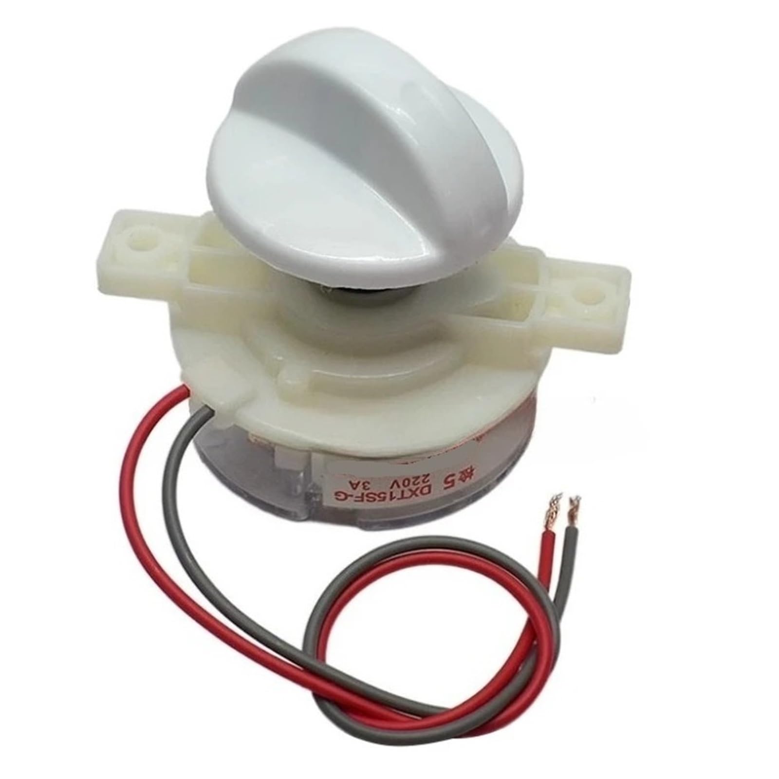 Shiketong White Set-1Pcs Washing Machine Timer 5 Minutes 2 Wires,Multi-Model Switch Substitute Fittings Regulation Switch Laundry Machine(White Set-1Pcs)