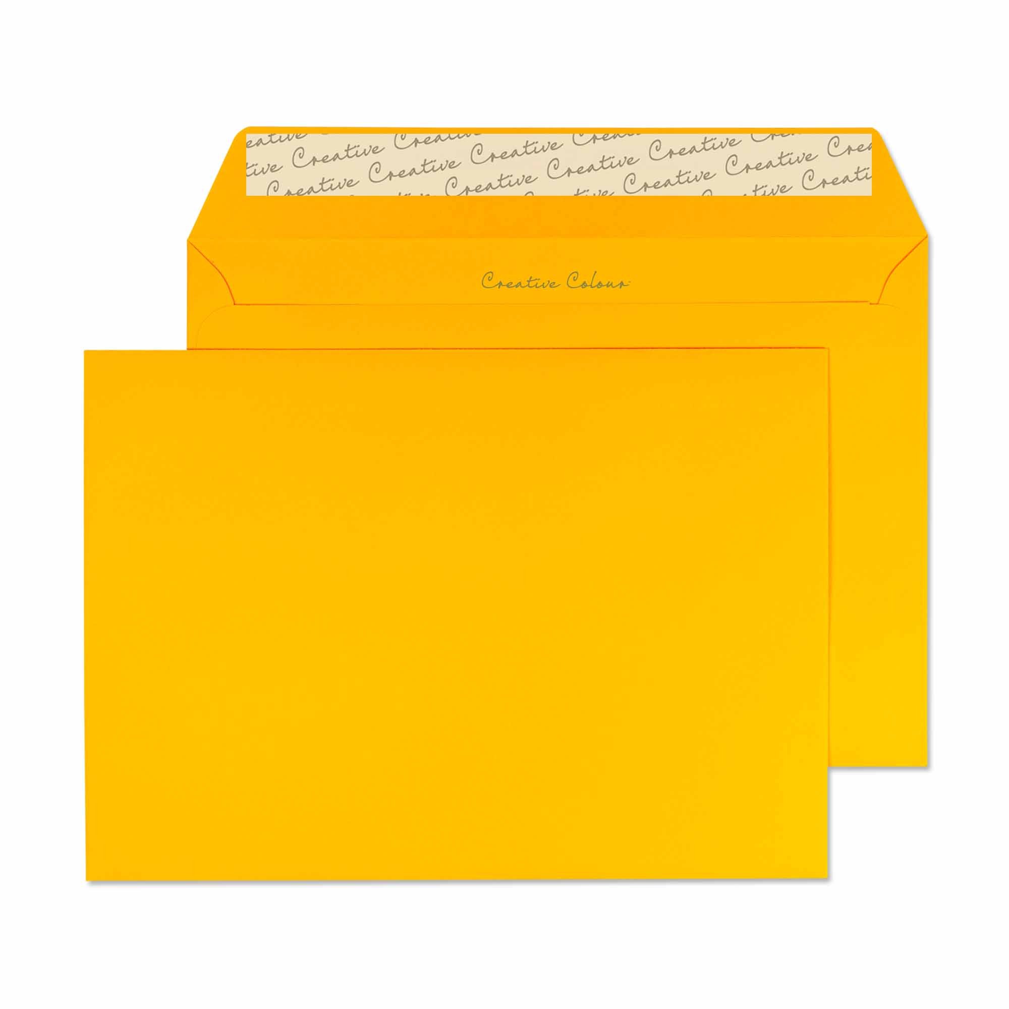 Blake Creative Colour C5 162 x 229 mm 120 gsm Peel & Seal Wallet Envelopes (304) Egg Yellow - Pack of 500
