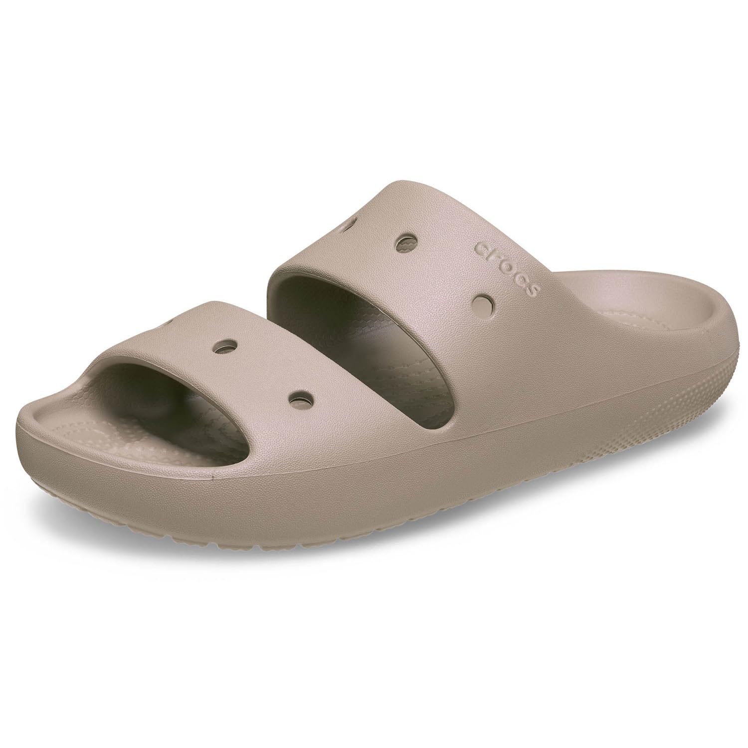 Crocs Unisex Adults Classic Sandal v2, Taupe, 9 UK Men/10 UK Women
