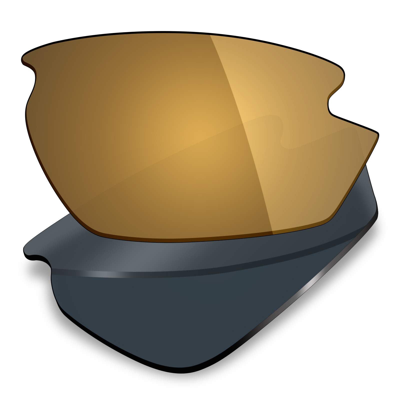 Mryok Men's Polarized - Bronze Gold Polarized Replacet Lenses For Rudy Project Rydon - Bronze Gold