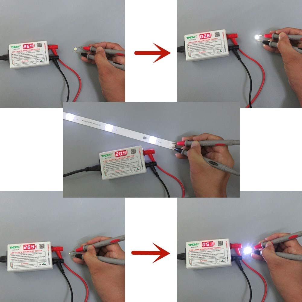 TKDMR LED Lamp Bead and Backlight Tester Need to Disassemble LCD Screen All LED Lights Repair Test Output 0-260V (0-260V 2mA)
