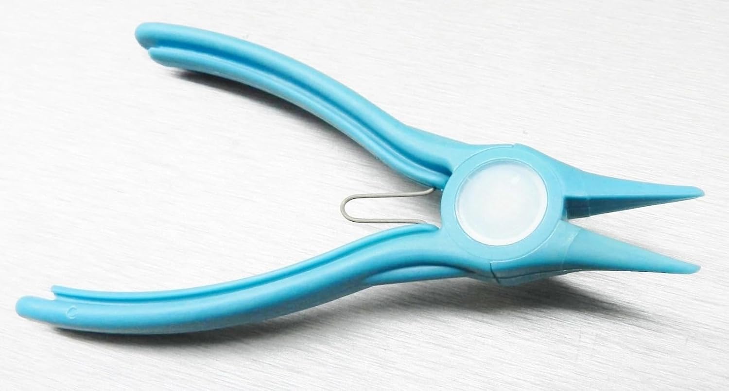 Jewelry Chain Nose Pliers – IV Non-Marring Nylon Jaws, All Plastic Design for Beading, Wire Wrapping, and Crafting, Stone Setters, Electronics repairs, Jewelry Wire and Bead work, Hobbies and Crafts