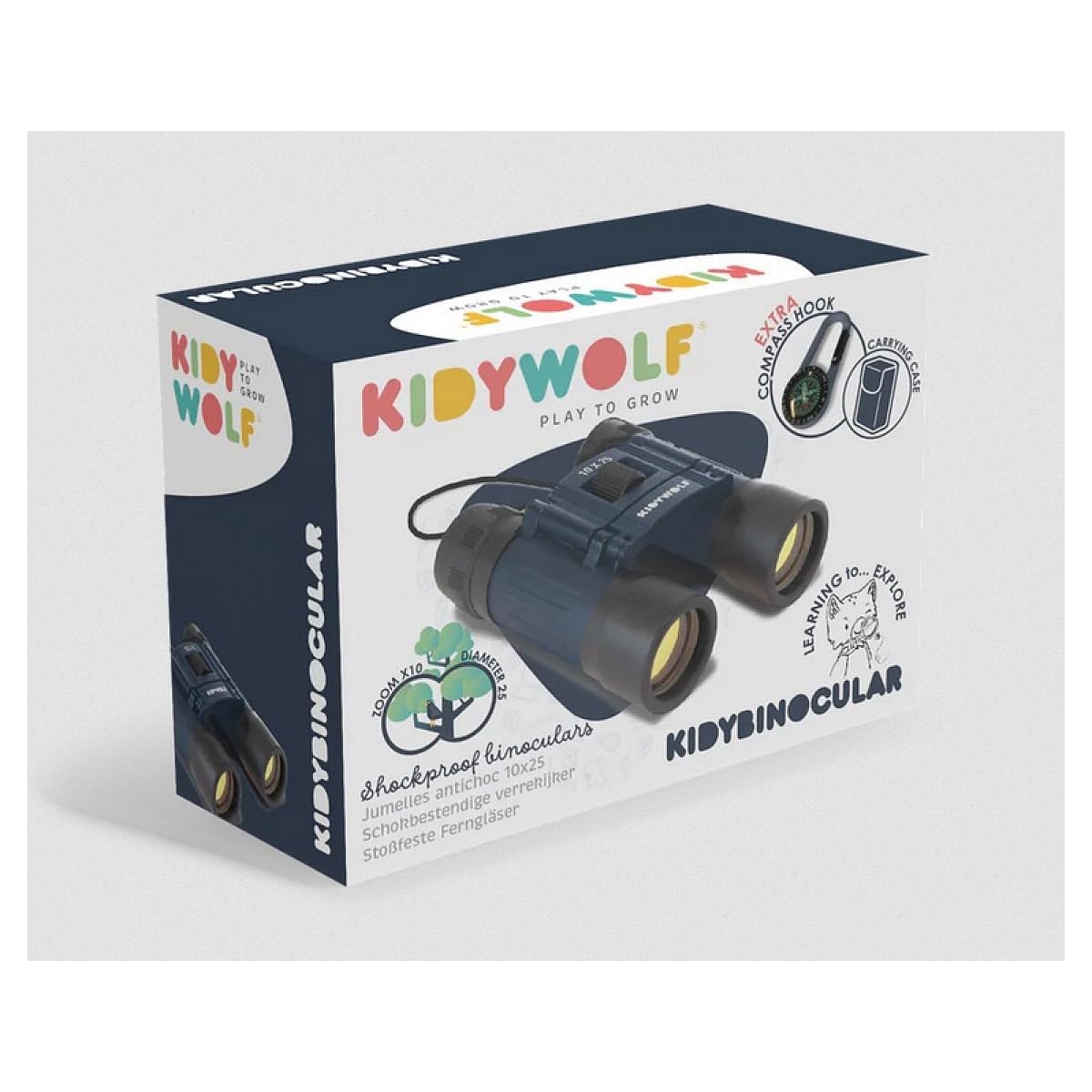 Kidywolf Kidybinoculars Binocolo Bambini KIDYBINOCULARS-BU
