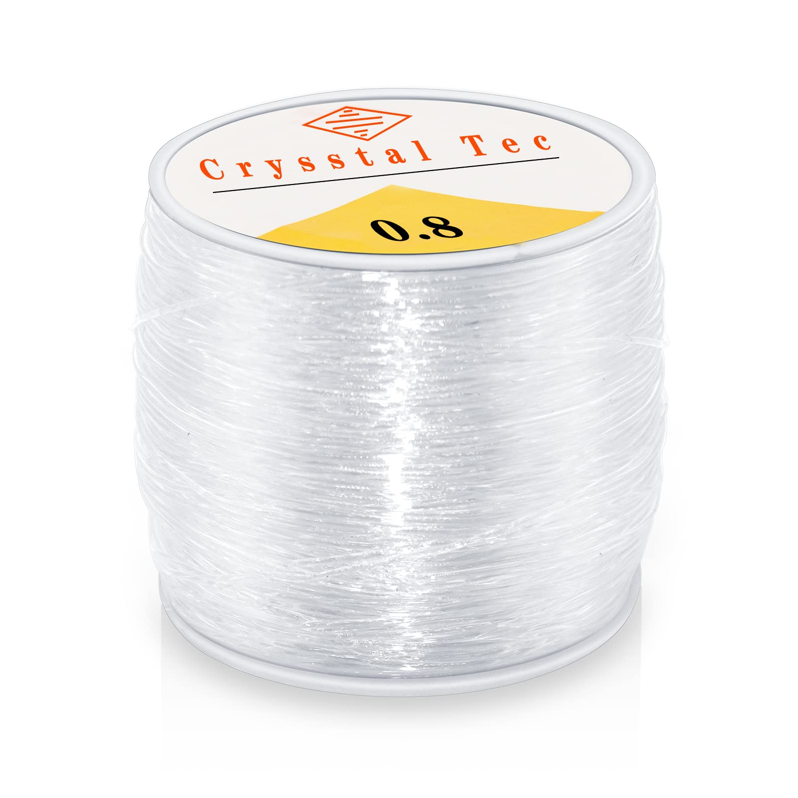 Reajoys Transparent Bracelet Thread, Elastic For Jewellery Making - Clear Bead String, 0.8Mm 100M