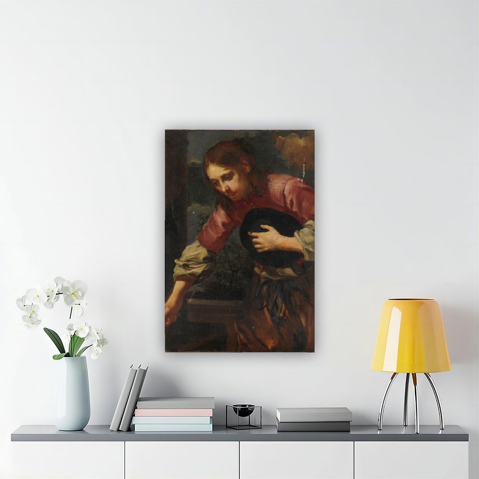 Poster su tela con cappello per regalo decorativo per ufficio