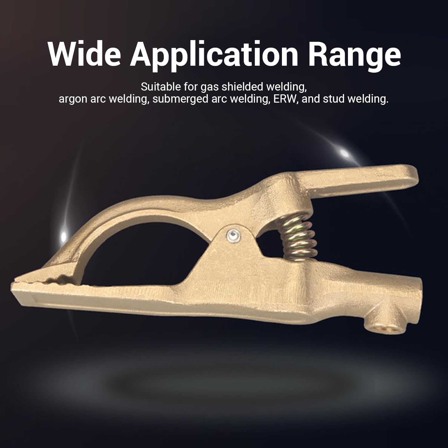 Focket T-Style Welding Ground Training, Welding Earth Clamp, Brass Clamp 300A with Excellent Conductivity for Welding Submerged Welding