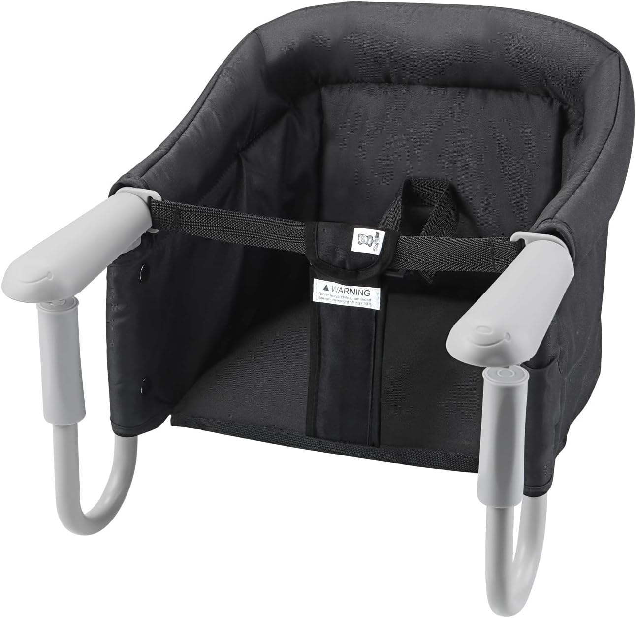 PandaEar Hook On High Chair to Table Baby Eating Chair Booster Seat, Black