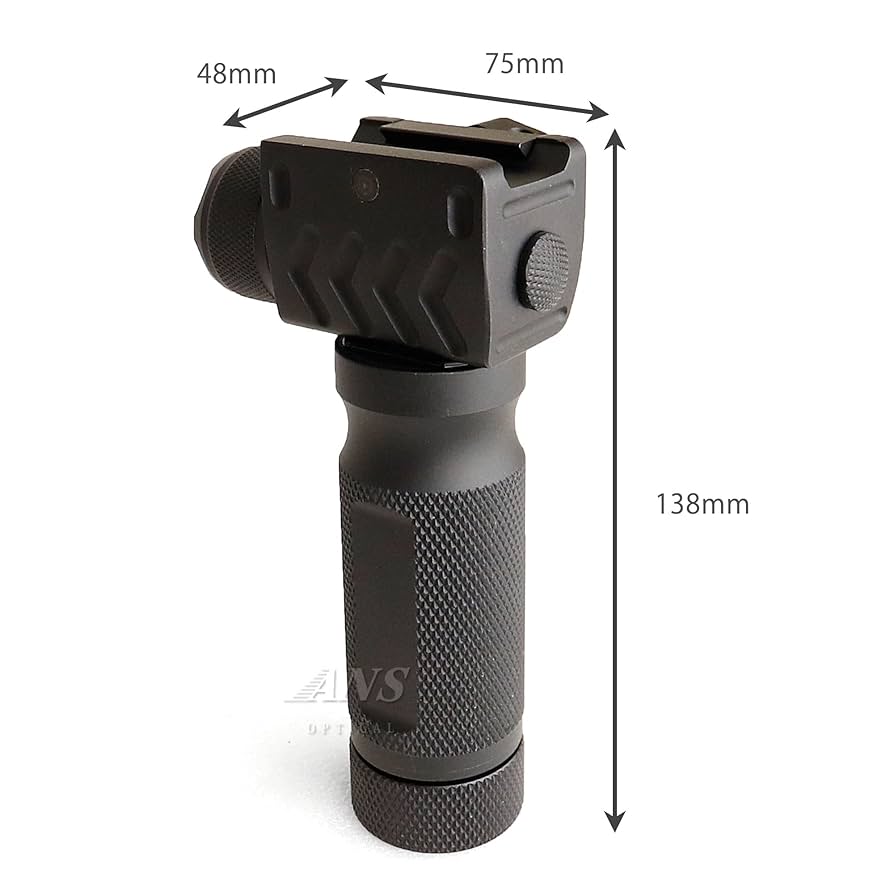 ※また　ブランド不明 フラッシュライト付きグリップ シルバー 16727_2.jpg?211012170732