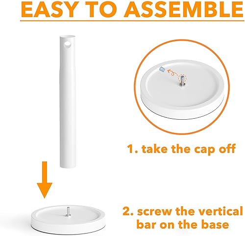 Miniatura 6 de SpaceAid SprayNeat - Soporte para toallas de papel con botella de spray, soporte para toallas de papel para encimera con rociador en el centro