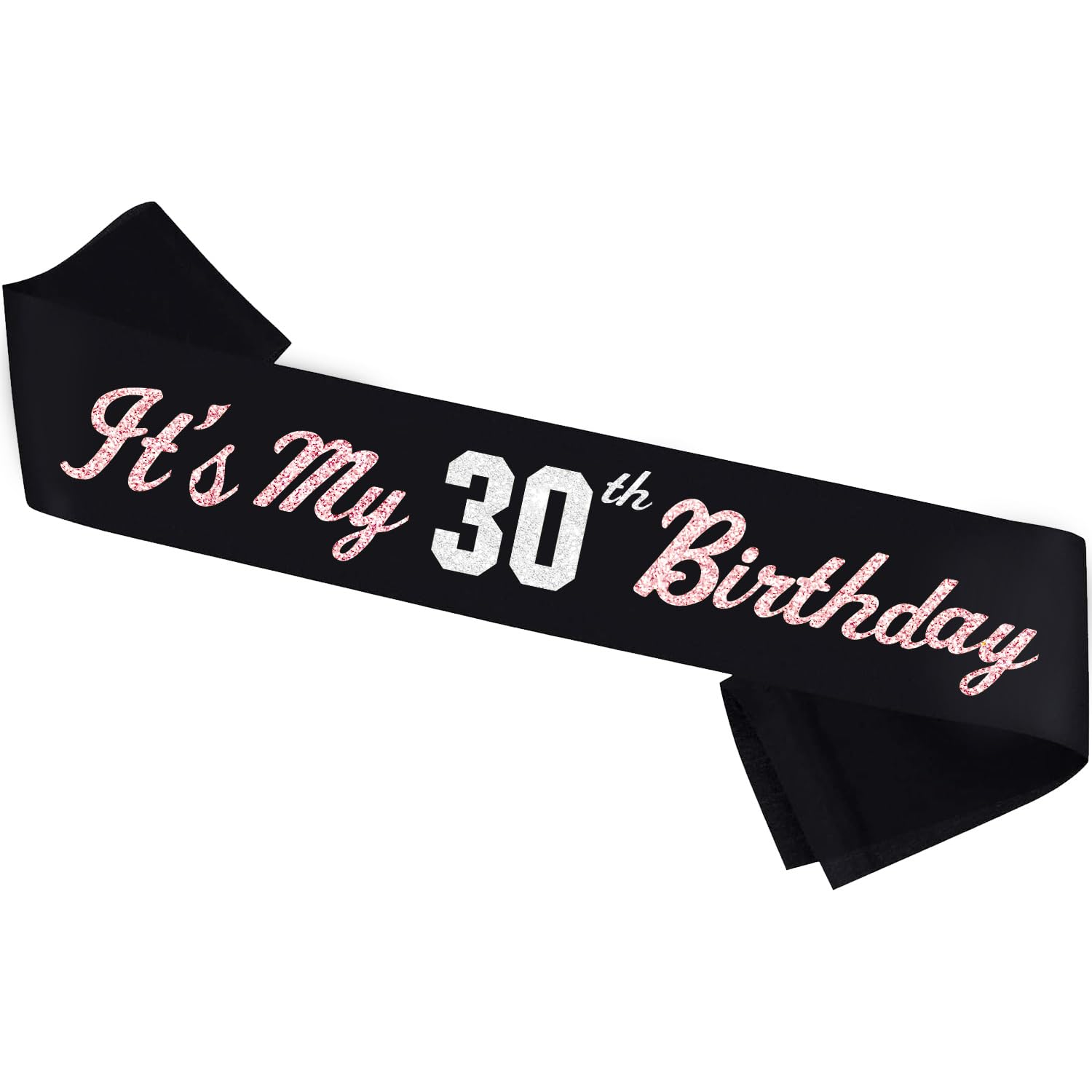 It’s My 60th Birthday Sash Silver Rose Gold Foil Black Satin Birthday Sash Happy 60th Birthday Party Gift Decorations Favors for Women Girls Men Boys (30)