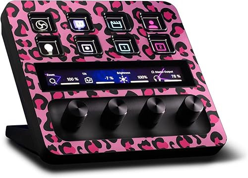 MightySkins Skin compatible con Elgato Stream Deck + Pink Leopard Funda protectora de vinilo duradera y única Fácil de aplicar Fabricado en los