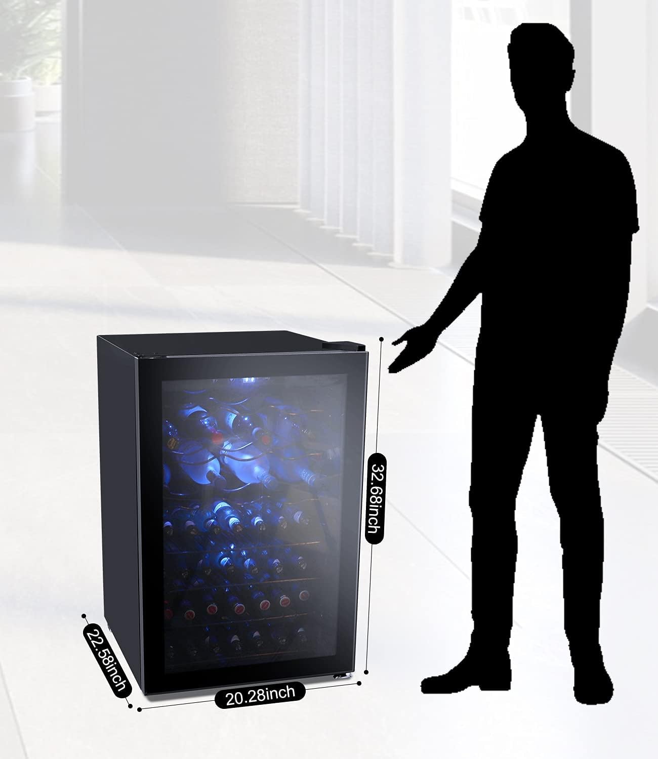 Flash Sale Buy 1 get 1 Northair Beverage Cooler and Fridge With Glass Reversible Door, 145 Can Beverage Mini Fridge, Adjustable Shelves Dispenser Countertop Refrigerator Cellars, Perfect for Soda Beer or Small Drink Exclusive Discount 🔥 Northair Beverage Cooler and Fridge With Glass Reversible Door, 145 Can Beverage Mini Fridge, Adjustable Shelves Dispenser Countertop Refrigerator Cellars, Perfect for Soda Beer or Small Drink