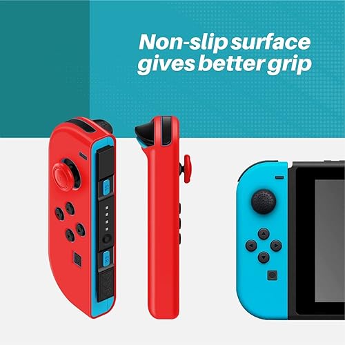 Miniatura 4 de TNP Joycon - Funda para Nintendo Switch - Funda de silicona Joy Con para Nintendo Switch y Switch OLED - Funda protectora para controlador de