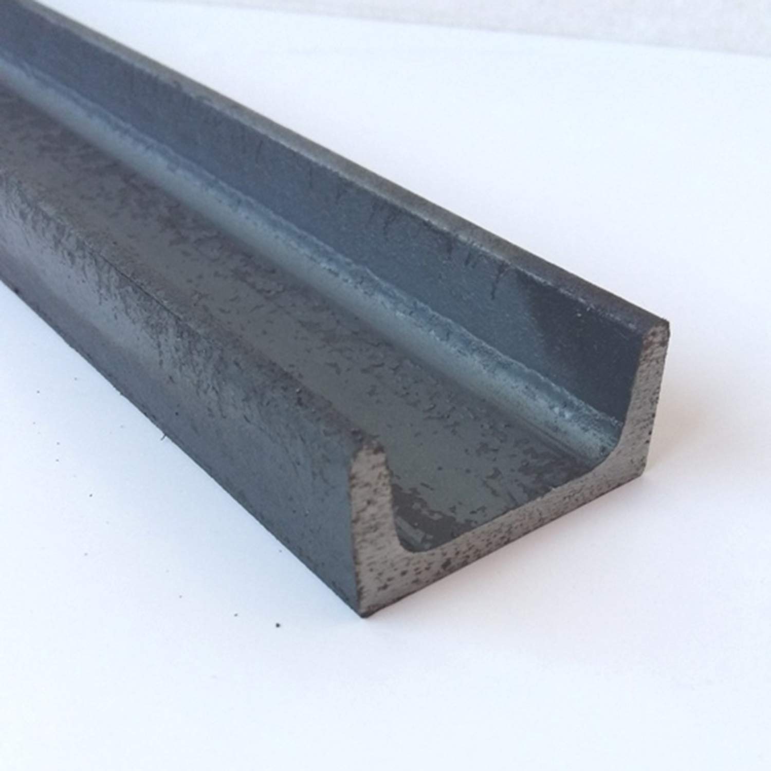 M.P. Metalli barra in ferro liscio a U strutturale 40x20 mm spessore 6 mm 1 mt Made in Italy