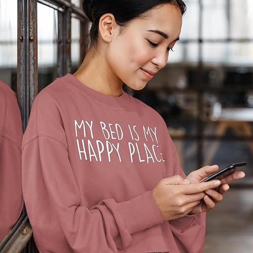 Miniatura 7 de My Bed is My Happy Place - Camiseta recortada de manga larga Napper Present Diseño de siesta