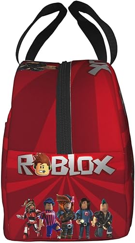 Miniatura 3 de Awinmaynu Roblox - Lonchera portátil con bolsillo para el trabajo, picnic, viajes, regalos para niños y niñas, regalos únicos